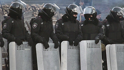 Manifestations à Maidan, Ukraine